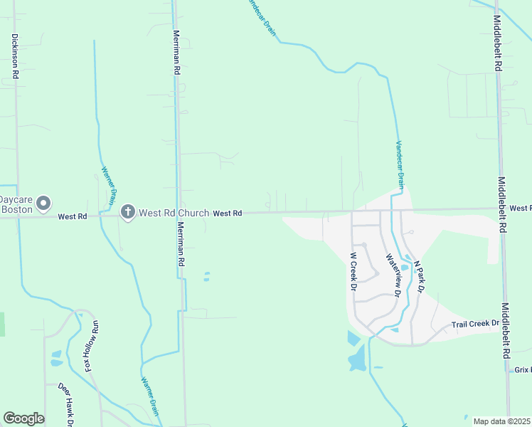 map of restaurants, bars, coffee shops, grocery stores, and more near 30862 West Road in Huron Charter Township