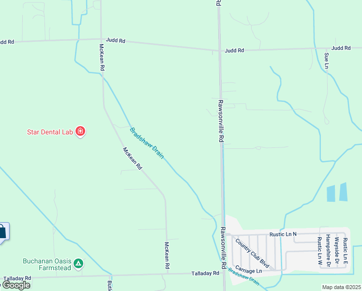 map of restaurants, bars, coffee shops, grocery stores, and more near 10440 Rawsonville Road in Belleville