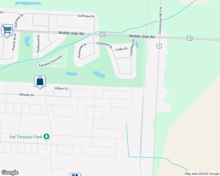 map of restaurants, bars, coffee shops, grocery stores, and more near in Amherstburg