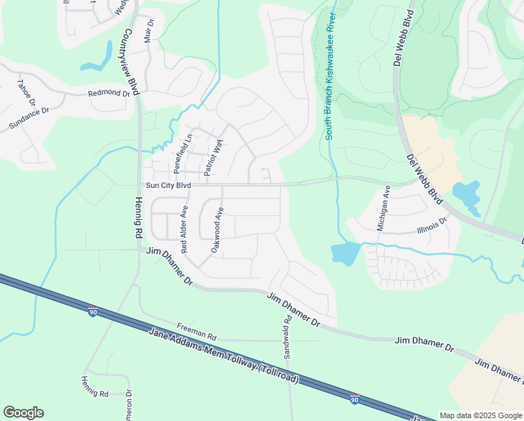 map of restaurants, bars, coffee shops, grocery stores, and more near 13462 Grainery Lane in Huntley