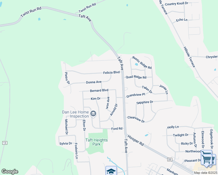 map of restaurants, bars, coffee shops, grocery stores, and more near 2109 Bernard Blvd in Endicott