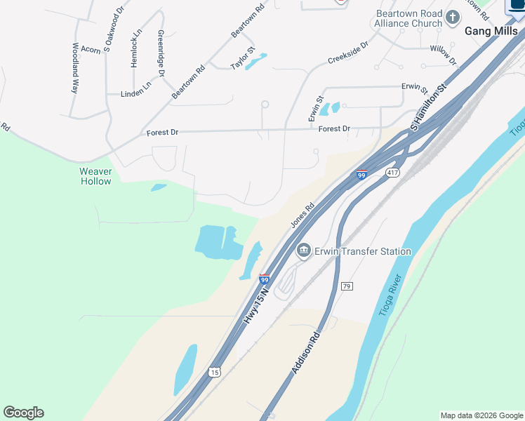 map of restaurants, bars, coffee shops, grocery stores, and more near 113 Fieldview Drive in Painted Post