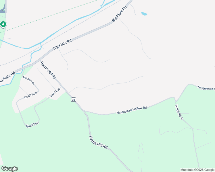 map of restaurants, bars, coffee shops, grocery stores, and more near Valley View Drive in Big Flats