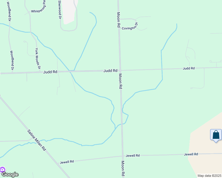 map of restaurants, bars, coffee shops, grocery stores, and more near 10180 Moon Road in Saline