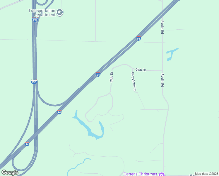 map of restaurants, bars, coffee shops, grocery stores, and more near 1516 Roslyn Road in Benton Harbor