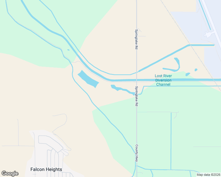 map of restaurants, bars, coffee shops, grocery stores, and more near 9550 Springlake Road in Klamath Falls