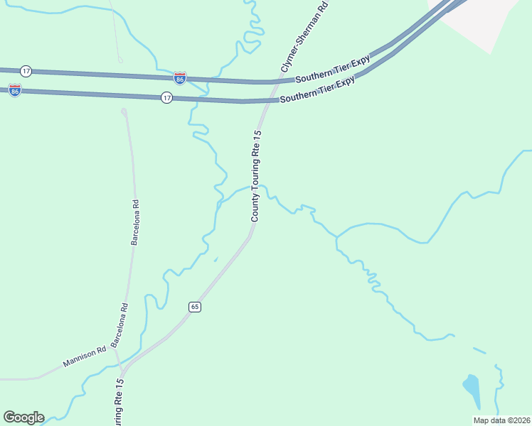 map of restaurants, bars, coffee shops, grocery stores, and more near 3176 Clymer-Sherman Road in Sherman