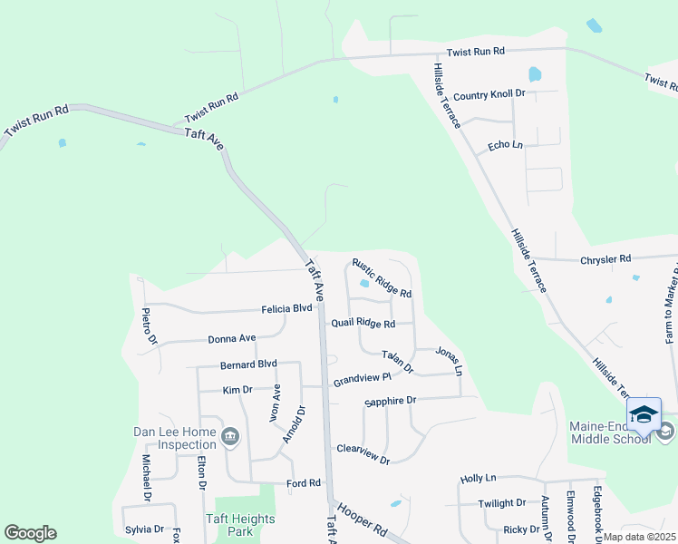 map of restaurants, bars, coffee shops, grocery stores, and more near 1189 Green Meadow Lane in Endicott