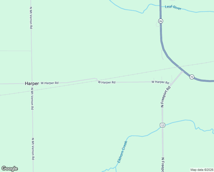 map of restaurants, bars, coffee shops, grocery stores, and more near 15331 West Harper Road in Forreston