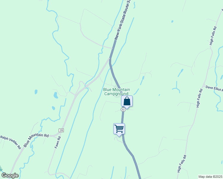 map of restaurants, bars, coffee shops, grocery stores, and more near 3783 State Highway 32 in Saugerties
