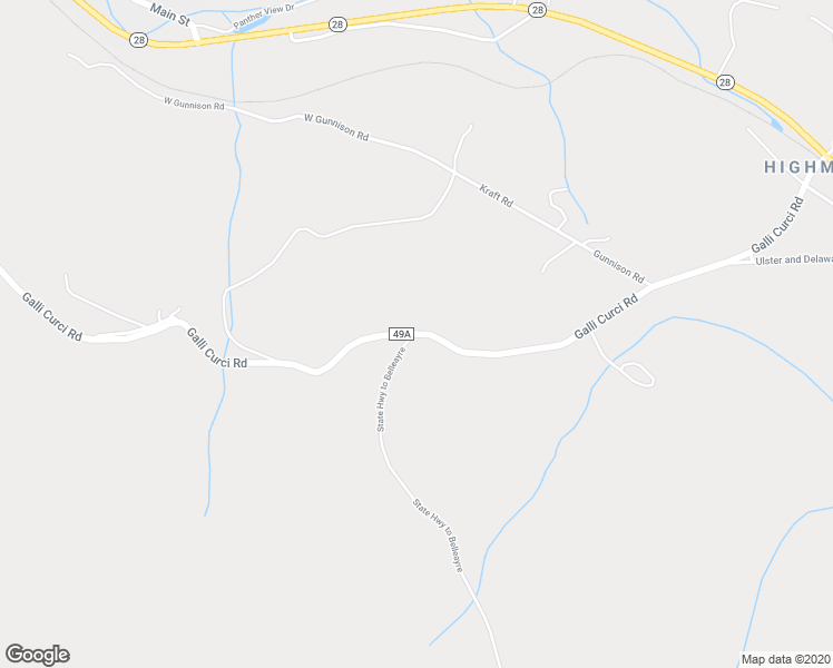 map of restaurants, bars, coffee shops, grocery stores, and more near in Ulster County