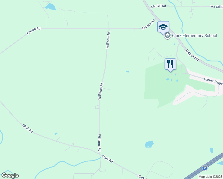 map of restaurants, bars, coffee shops, grocery stores, and more near 3961 Williams Rd in Erie