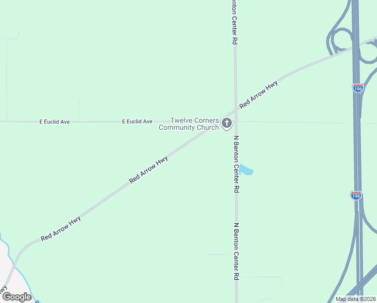 map of restaurants, bars, coffee shops, grocery stores, and more near 3148 Red Arrow Highway in Benton Harbor