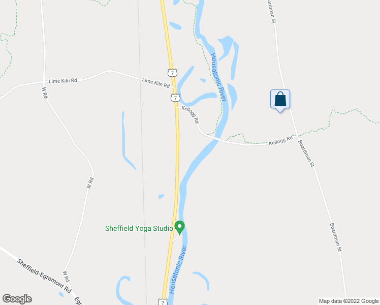 map of restaurants, bars, coffee shops, grocery stores, and more near 1434 North Main Street in Sheffield