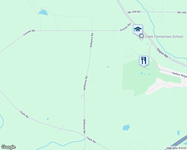 map of restaurants, bars, coffee shops, grocery stores, and more near 3961 Williams Rd in Erie