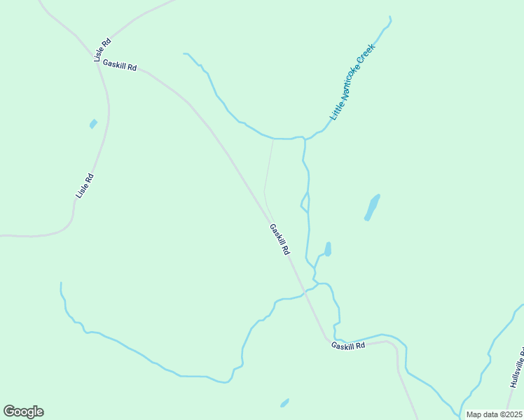 map of restaurants, bars, coffee shops, grocery stores, and more near County Road 607 in Tioga County