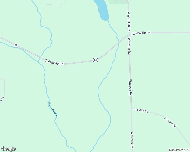 map of restaurants, bars, coffee shops, grocery stores, and more near 2094 Colesville Road in Harpursville