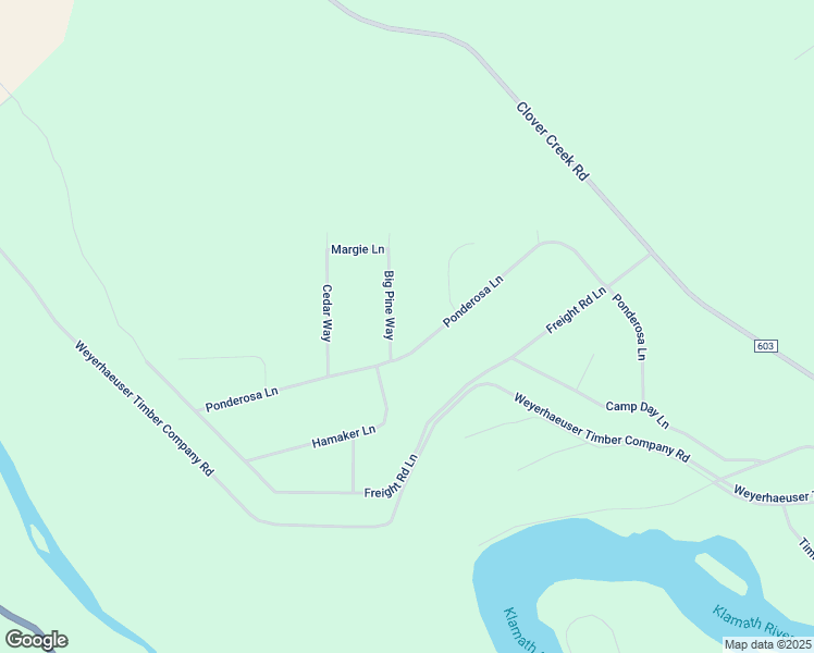 map of restaurants, bars, coffee shops, grocery stores, and more near 9109 Big Pine Way in Klamath Falls