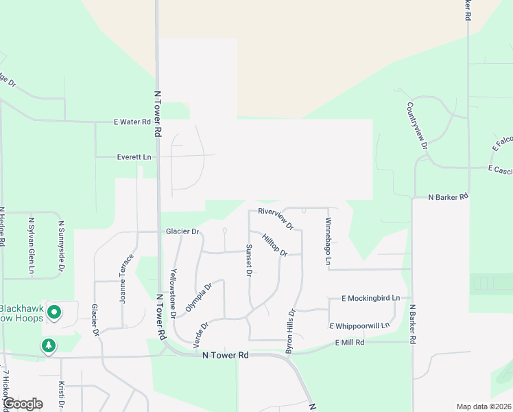 map of restaurants, bars, coffee shops, grocery stores, and more near 8713 Riverview Drive in Byron