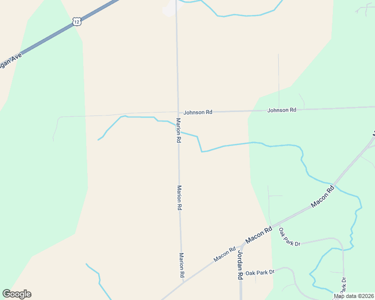 map of restaurants, bars, coffee shops, grocery stores, and more near 9705 Marion Road in Saline