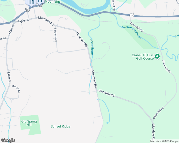 map of restaurants, bars, coffee shops, grocery stores, and more near 2 Sunset Rock Road in Wilbraham