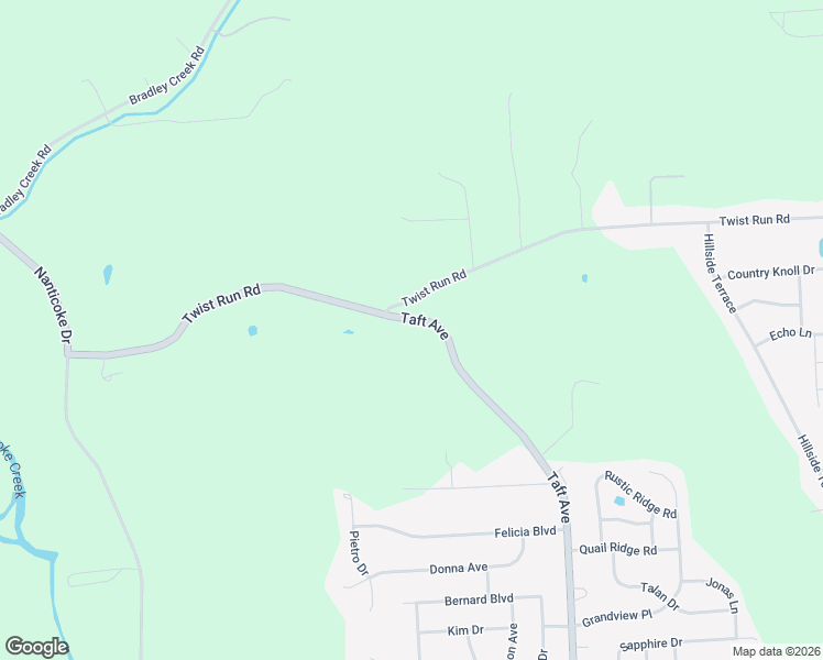 map of restaurants, bars, coffee shops, grocery stores, and more near 1285 Taft Ave in Endicott