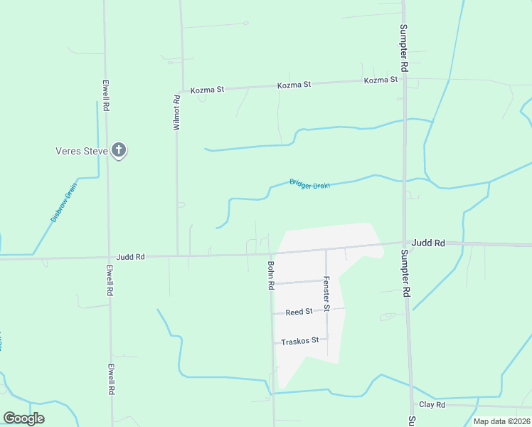 map of restaurants, bars, coffee shops, grocery stores, and more near 46286 Judd Road in Belleville