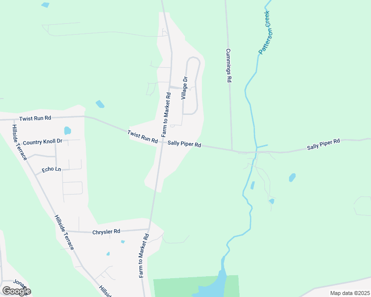 map of restaurants, bars, coffee shops, grocery stores, and more near 3616 Sally Piper Road in Endicott
