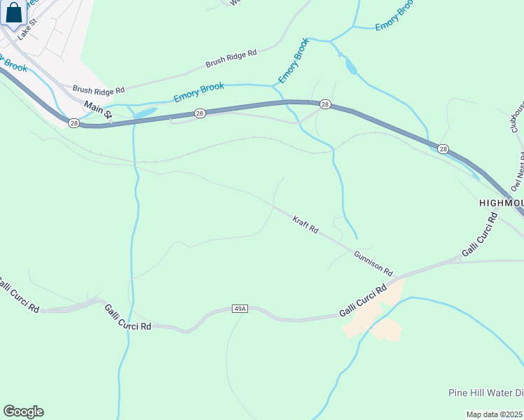 map of restaurants, bars, coffee shops, grocery stores, and more near Kraft Road in Arkville