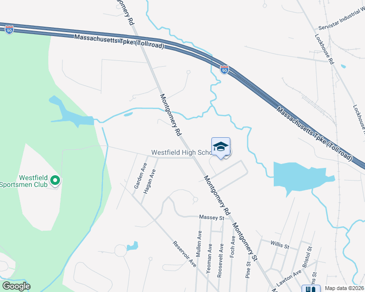 map of restaurants, bars, coffee shops, grocery stores, and more near 208 Montgomery Road in Westfield