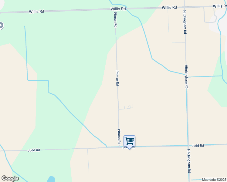 map of restaurants, bars, coffee shops, grocery stores, and more near 9552 Pitman Road in Ypsilanti
