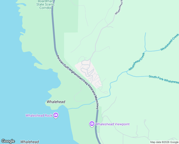 map of restaurants, bars, coffee shops, grocery stores, and more near 19935 Whaleshead Road in Brookings