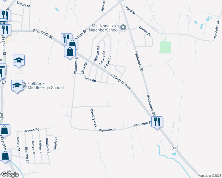 27 Kingsley Street, Holbrook MA Walk Score