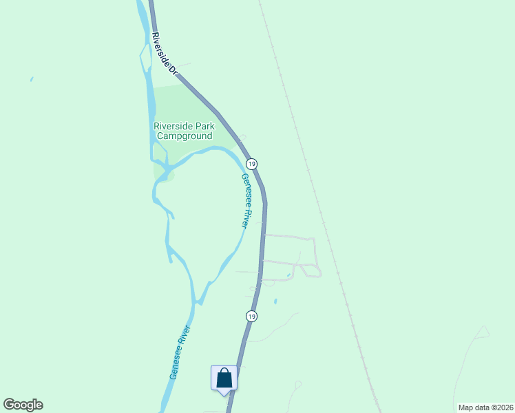 map of restaurants, bars, coffee shops, grocery stores, and more near 3443 Riverside Drive in Wellsville