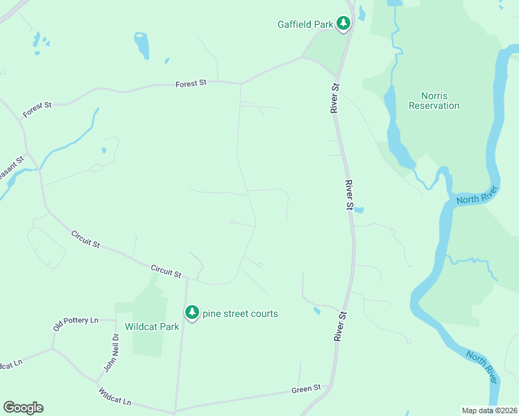 map of restaurants, bars, coffee shops, grocery stores, and more near 352 Circuit Street in Norwell