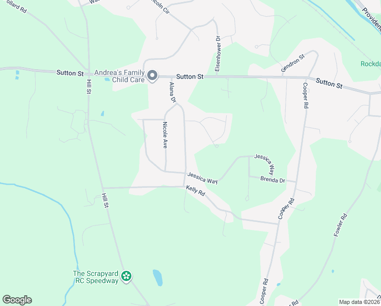 map of restaurants, bars, coffee shops, grocery stores, and more near 88 Alana Drive in Northbridge