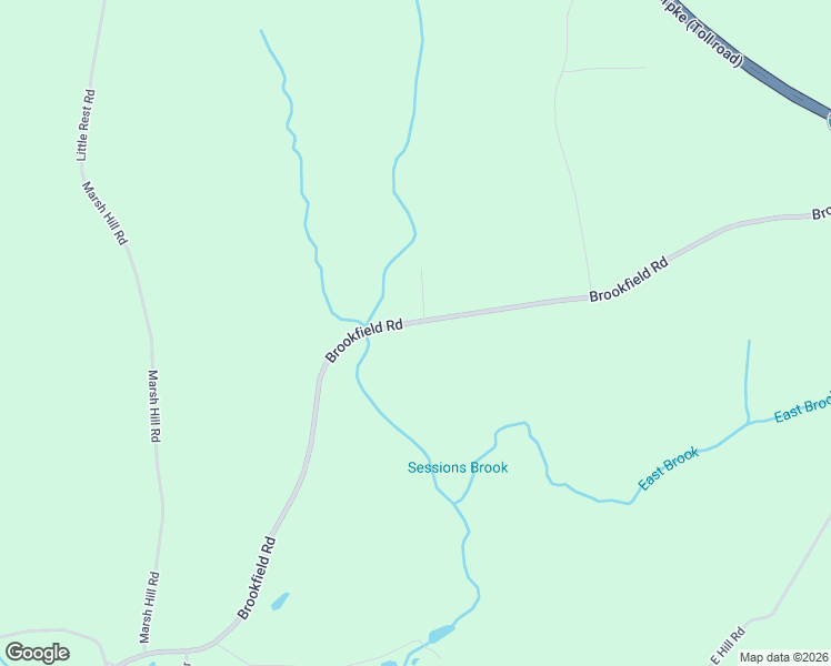 map of restaurants, bars, coffee shops, grocery stores, and more near 240 Brookfield Road in Brimfield