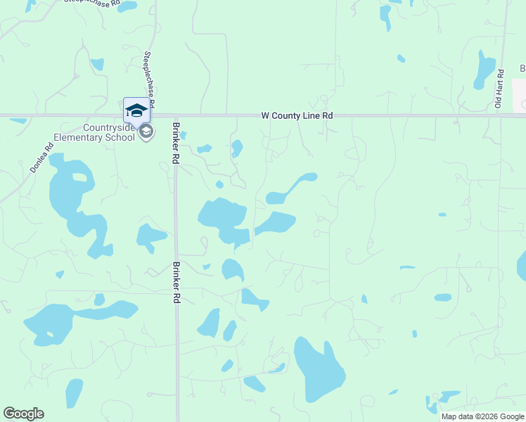 map of restaurants, bars, coffee shops, grocery stores, and more near 7 3 Lakes Road in Barrington
