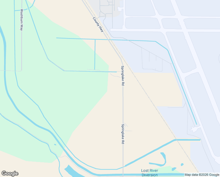 map of restaurants, bars, coffee shops, grocery stores, and more near 8312 Springlake Road in Klamath Falls