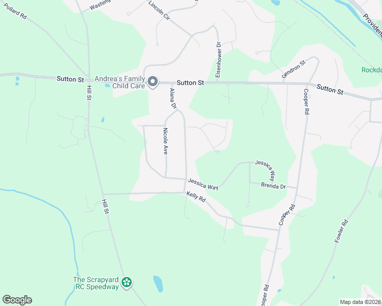 map of restaurants, bars, coffee shops, grocery stores, and more near 88 Alana Drive in Northbridge