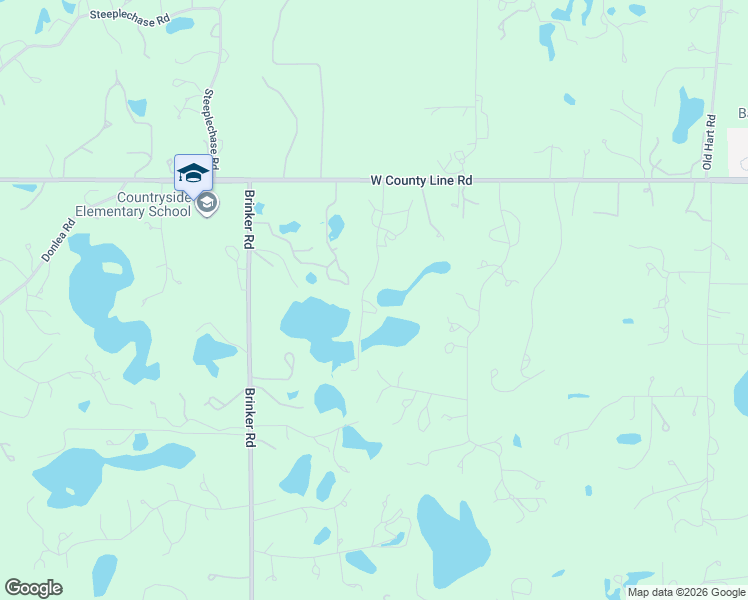 map of restaurants, bars, coffee shops, grocery stores, and more near 7 3 Lakes Road in Barrington