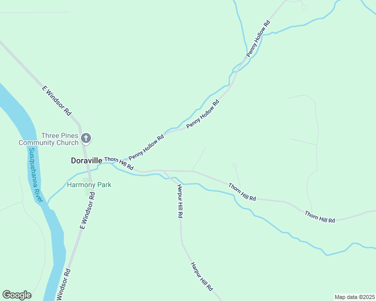 map of restaurants, bars, coffee shops, grocery stores, and more near 105 Thorn Hill Road in Nineveh
