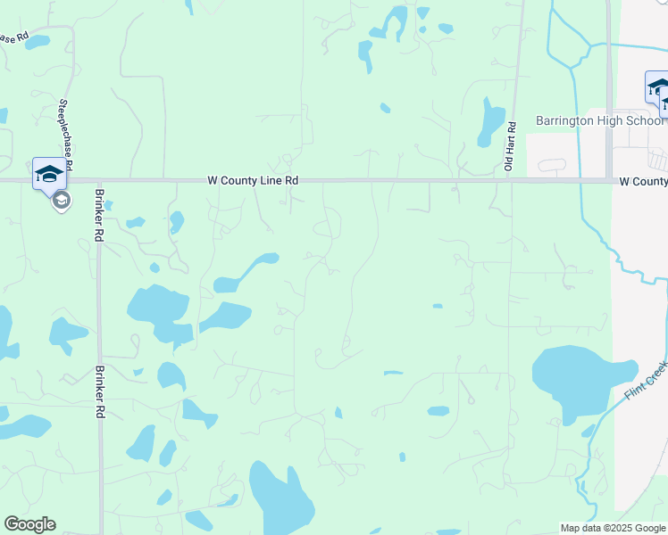 map of restaurants, bars, coffee shops, grocery stores, and more near 422 Caesar Drive in Barrington