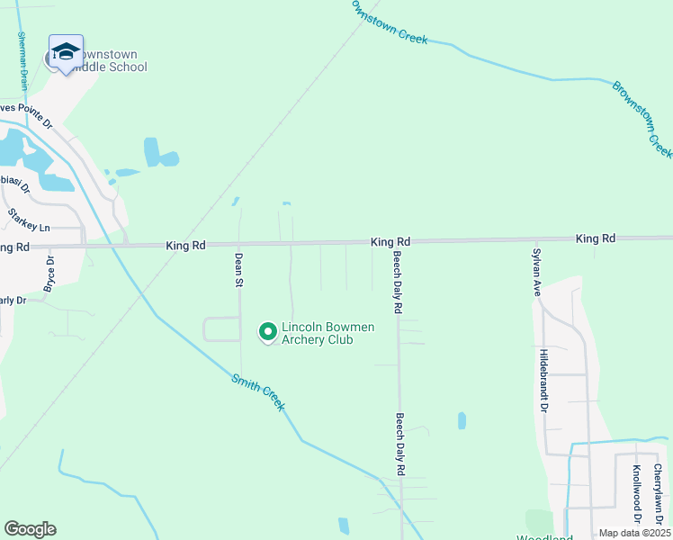 map of restaurants, bars, coffee shops, grocery stores, and more near 21043 Fellrath Avenue in Brownstown Charter Township