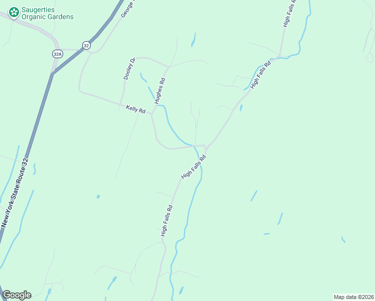 map of restaurants, bars, coffee shops, grocery stores, and more near 24 Kelly Rd in Saugerties