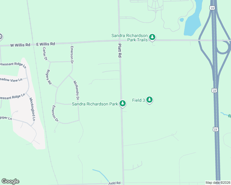 map of restaurants, bars, coffee shops, grocery stores, and more near 9320 Platt Road in Milan