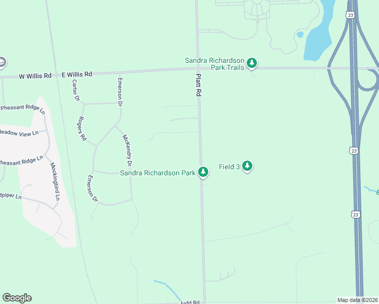 map of restaurants, bars, coffee shops, grocery stores, and more near 9320 Platt Road in Milan