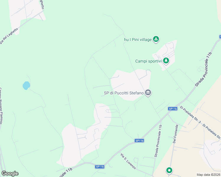 map of restaurants, bars, coffee shops, grocery stores, and more near 27 Via di Valle Conca in Città metropolitana di Roma Capitale