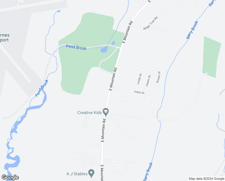 map of restaurants, bars, coffee shops, grocery stores, and more near 1342 East Mountain Road in Westfield