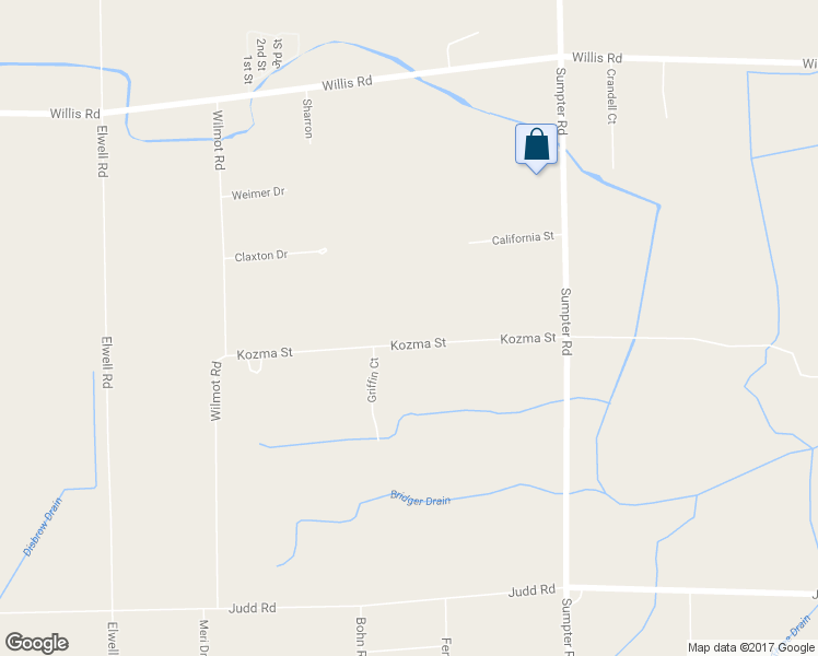 map of restaurants, bars, coffee shops, grocery stores, and more near 46104 Kozma Street in Belleville